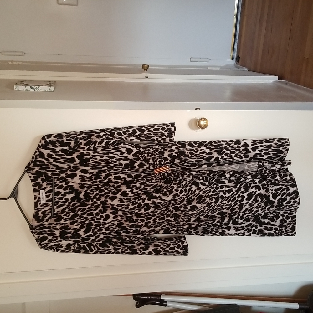 Calvin Klein leopard print dress